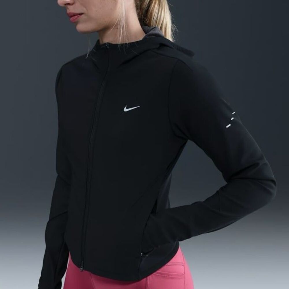 Nike Dri-fit black running hooded jacket